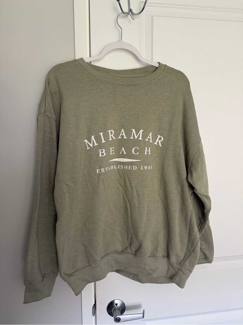 Olive Green Crewneck Sweatshirt